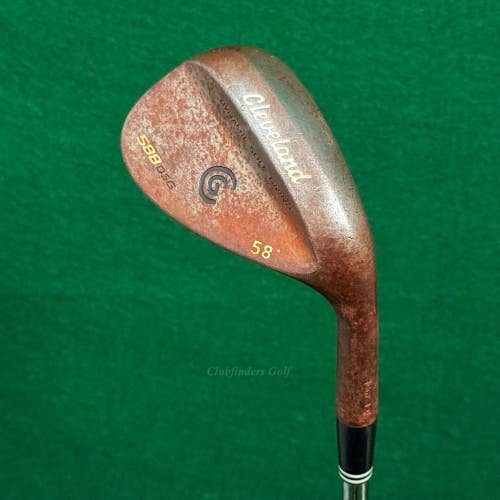 Cleveland 588 DSG RTG+ 58 Lob Wedge Dynamic Gold Steel Wedge Flex