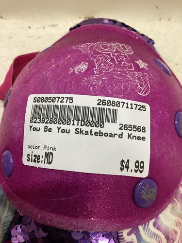 Used Skateboard Kneepads Pink MD 11725-S000507275