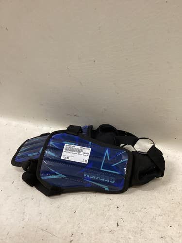Used Soccer Shin Guards Junior Navy Blue MD 11725-S000507400