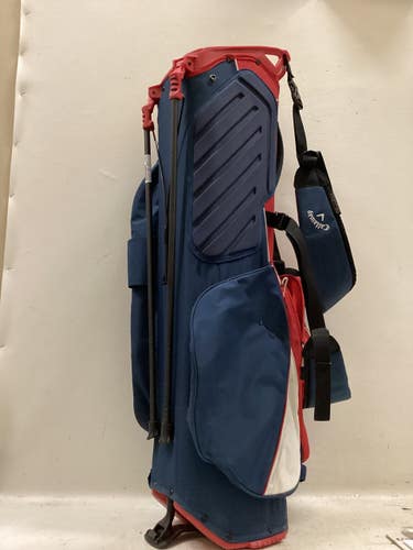 Used Callaway GREAT WATERS STAND BAG Mens Stand Bag White/Red/Navy 11725-S000504800