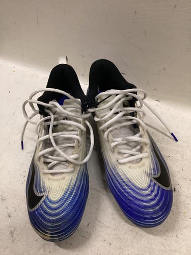 Used Nike Adult FB Cleats Royal Blue And White Senior 10.5 11725-S000507462