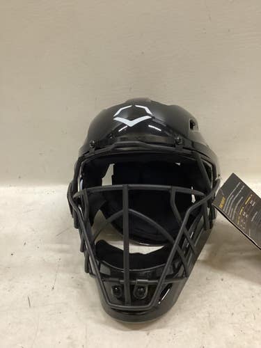 Used Evoshield PRO-SRZ SOLID Catchers Helmet w/Mask Black S/M 11725-S000504544