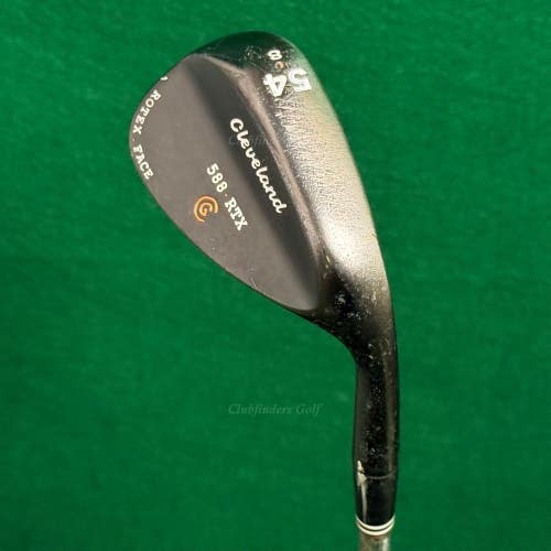 Cleveland 588 RTX Rotex Face Black Satin 54-8 54 Sand Wedge Stepped Wedge Flex