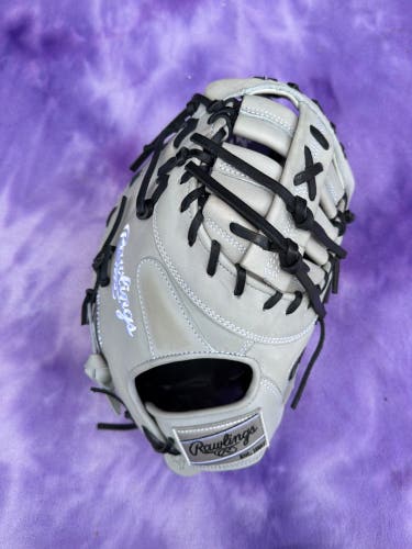 Gray Rawlings Heart of the Hide RH First Base Baseball Glove 12.25" (New)