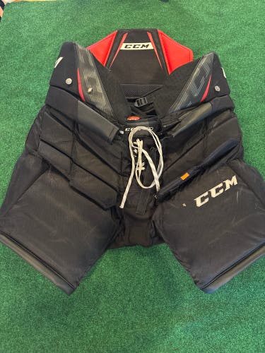 Black CCM Pro Hockey Goalie Pants (Used) | Senior XL