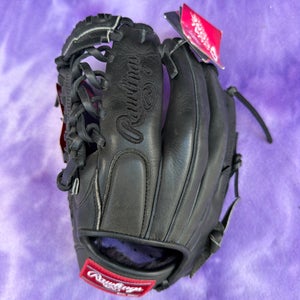 Black Rawlings Heart of the Hide LH Outfield Baseball Glove 11.5" (New)