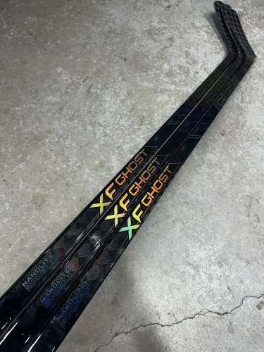 3 PACK 85 Flex Custom Pro Kane Curve Senior CCM XF Ghost Pro Left Hand Hockey Stick (New) Pro Stock