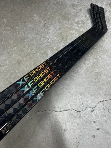 4 PACK 85 Flex Custom Pro Kane Curve Senior CCM XF Ghost Pro Left Hand Hockey Stick (New) Pro Stock