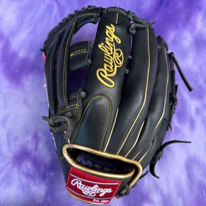 Black Rawlings R9 LH Outfield Baseball Glove 12.75" (New)