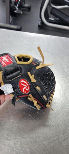 Used Rawlings 10 BB/SB Glove RH Throw Black 10" 11497-C000160886
