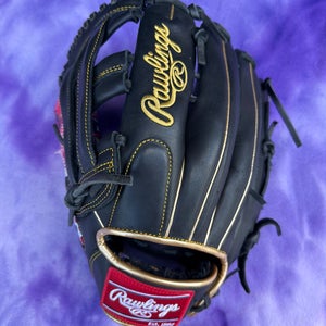 Black Rawlings R9 LH Outfield Baseball Glove 12.75" (New)