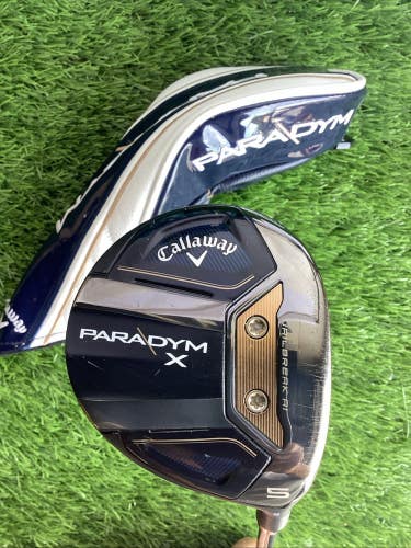 Callaway Paradym X Fairway 5 Wood 18* With HZRDUS 5.5 Regular Graphite Shaft