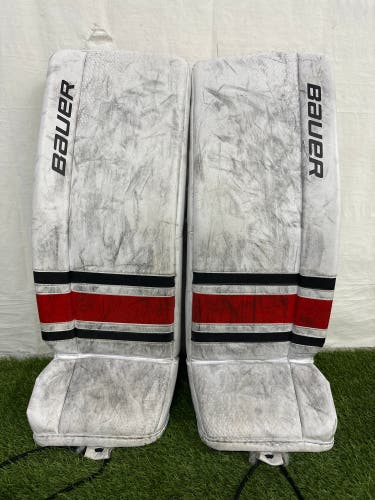 Junior Large Bauer GSX Goalie Leg Pads (Used)