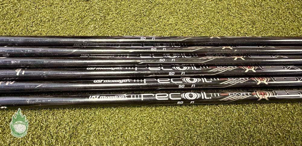 UST Mamiya Recoil Dart ESX Dart 6-PW/GW Graphite Iron Set Shafts .355"