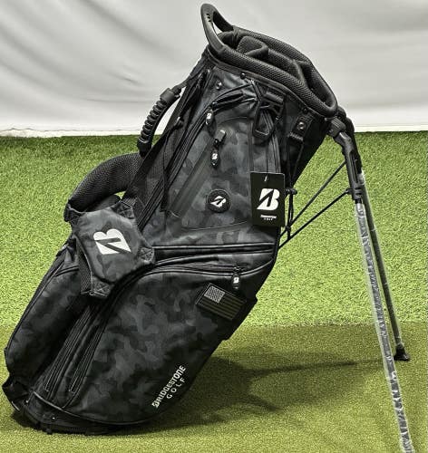 Bridgestone Golf Gambler Lightweight Stand Bag 4-Way Top Color: Urban Camo