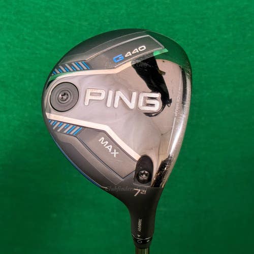 Ping G440 MAX 21 Fairway Wood 7 Ping Tour 2.0 Chrome 75/X Extra Stiff w/ HC