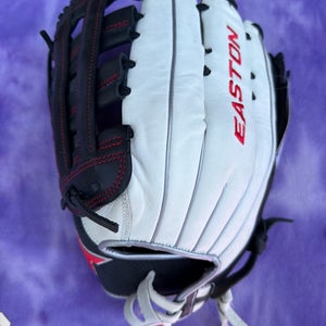 White Easton Tournament Elite LH Outfield Softball Glove 14" (New)