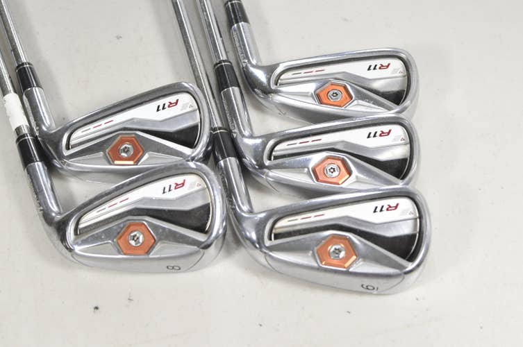 TaylorMade R11 4-8 Iron Set Stiff Flex Right KBS 90g Steel #224255