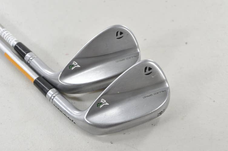 TaylorMade Milled Grind 4 Raw 46*, 50* Wedge Set KBS X-Stiff Flex Steel #225666