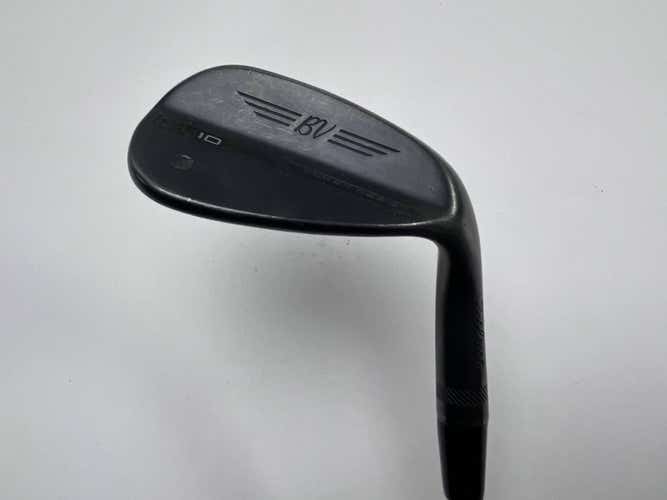 Titleist Vokey SM10 Jet Black GW 52* 8 F-Grind Wedge Steel Mens RH
