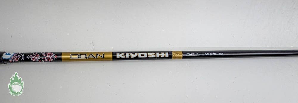 Used OBAN Kiyoshi Black 65g O4 Stiff Graphite Driver Shaft Taylormade 44.5"