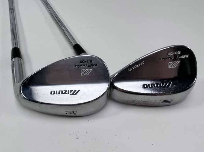 Mizuno MP T Series Chrome 2008 Wedge Set 54* 9 | 60* 8 True Temper DG Wedge RH