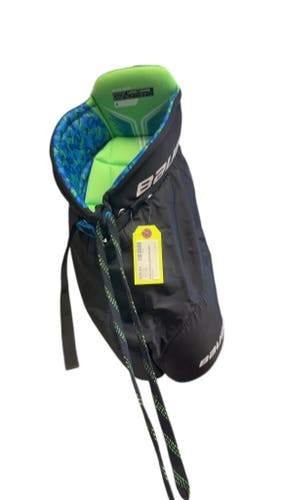 Bauer Youth Large Hockey Pants - Black/Green