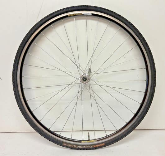 Interloc Cadence 32-Spoke Black Nb-Al 700C Front Wheel Ultegra 6600 Hub +Tire