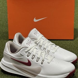 Nike Victory Pro 4 Golf Shoes White/Team Red Mens Size 8.5 Medium (D) NEW