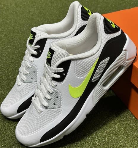 Nike Air MAX 90 G Golf Shoes White/Hot Lime HV9305 - Choose Size NEW