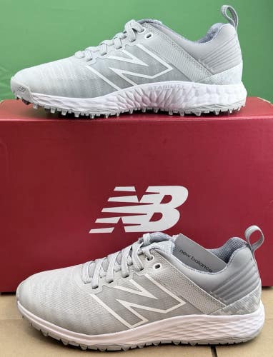 New Balance Womens Fresh Foam Contend V2 Golf Shoes Size 9.5 Gray
