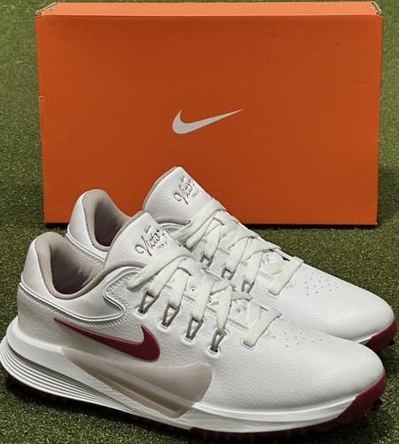 Nike Victory Pro 4 Golf Shoes White/Team Red Mens Size 8 Medium (D) NEW