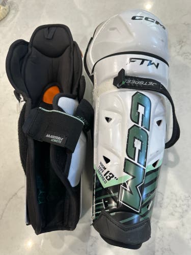 Senior CCM JetSpeed FTW 13" Shin Pads (Used)Like New