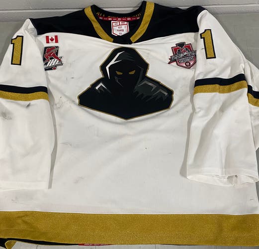 Milton Menace goalie Jersey #1 (with your name bar)