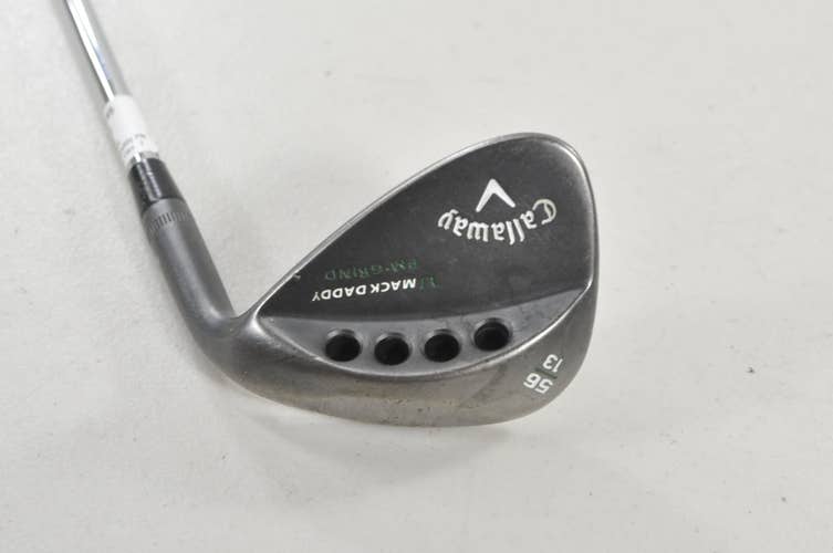 Callaway Mack Daddy PM Grind Black 56*-13 Wedge Right KBS Tour-V Steel #225646