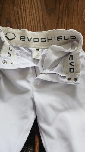 White Men's Small Adult EvoShield Game Pants (Used)