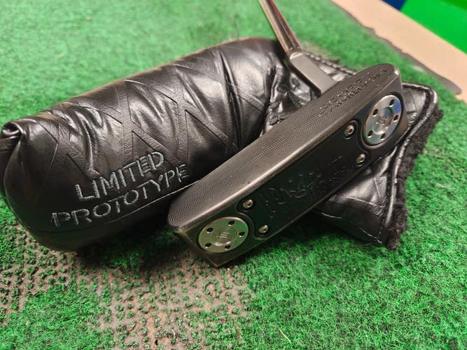 Scotty Cameron H22 Black Limited Proto Mil-Spec 1500 PC 34.5 Inch Putter w HC