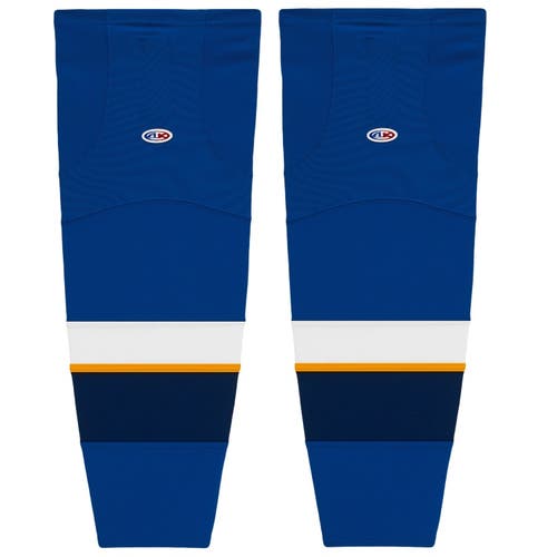 Athletic Knit HS2100-846 2011 St. Louis Royal Cut&Sew Mesh Ice Hockey Socks - Intermediate 25"
