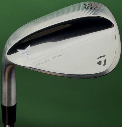 TaylorMade Milled Grind Chrome Gap GW Wedge LEFT Hand 52-09* Steel KBS LH MINT!