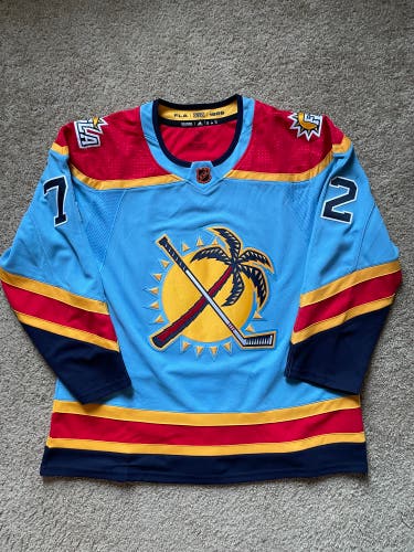 Florida Panthers Sergei Bobrovsky Reverse Retro 2.0 Size 56 Adidas Jersey (Used)