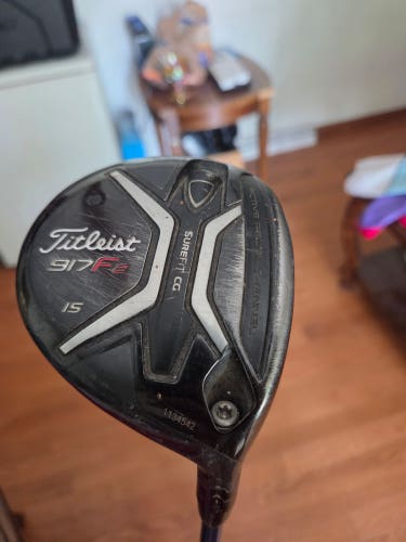 Men's Titleist 917 F2 Right Handed Wood Regular Flex 3 Wood (Used)