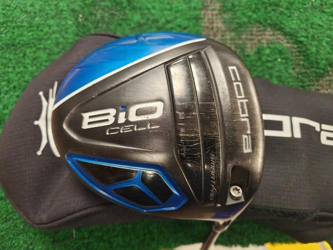 Cobra Bio-Cell Pro Blue Adjustable Stiff Flex Driver Project X w Headcover
