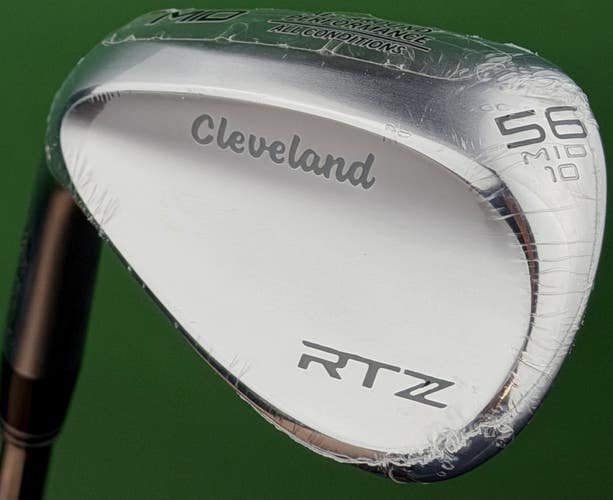 Cleveland RTZ Tour Satin Sand SW Wedge LEFT Hand 56-10* Steel DG Spinner LH NEW!