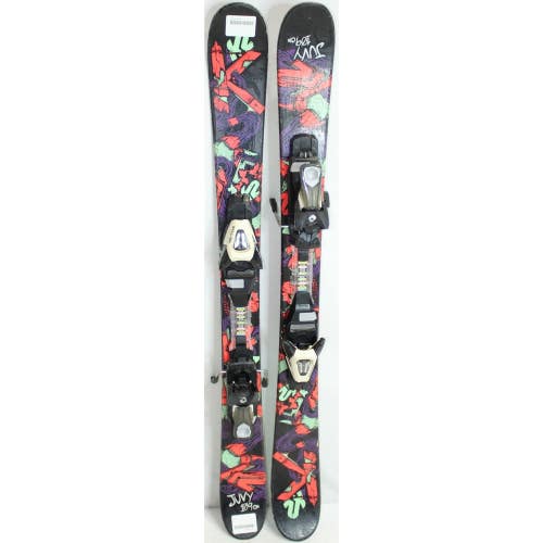 K2 Juvy Twin Tip Kids Skis with Bindings - 109 cm Used