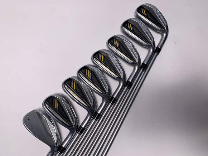 TaylorMade RocketBladez Iron Set 4-PW+AW KBS Tour C-Taper 120g Stiff RH +1/2''