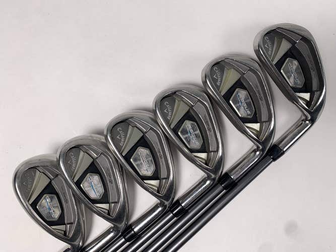 Callaway Rogue X Iron Set 6-9+AW+SW Aldila Synergy 60g Regular Graphite Mens RH