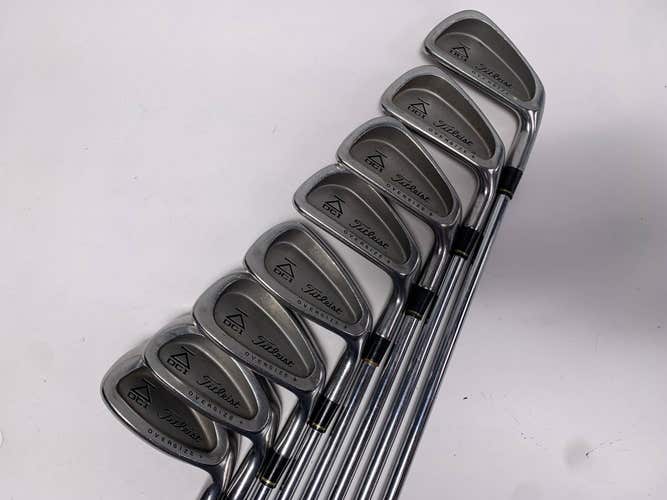 Titleist DCI Black Oversize+ Iron Set 3-PW+GW DG Sensicore R300 Reg RH No 7 iron