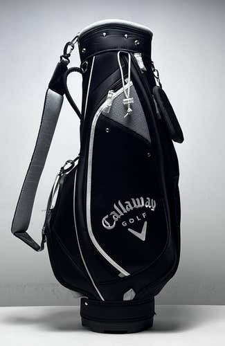 Callaway Mini Cart Bag Black 3-Way Divide Single Strap Golf Bag