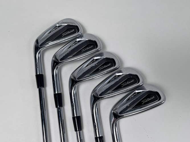 LEFTY Titleist 716 AP2 Iron Set 7-PW+GW True Temper XP 90 R300 Regular LH -1/2''