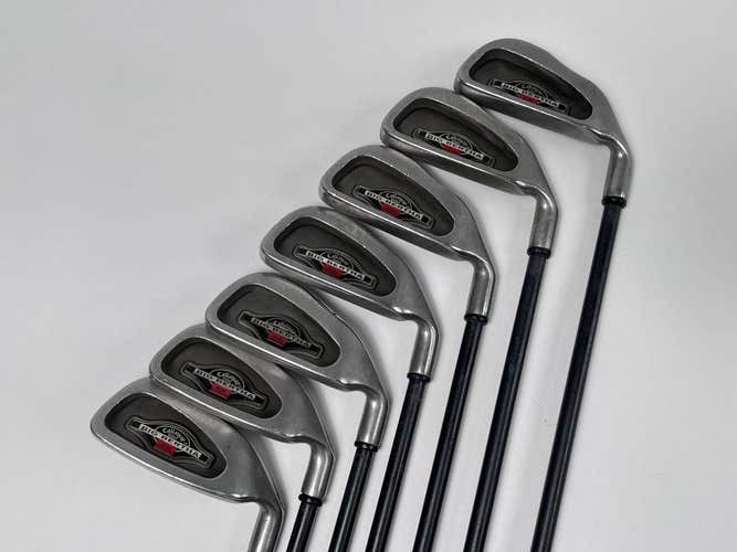 Callaway Big Bertha 1996 Iron Set 3-9 RCH 96 Firm Graphite Mens RH